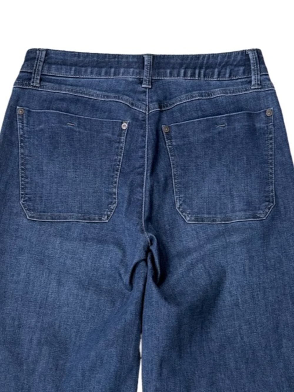 Wit & Wisdom Ab Solution Women Jeans High Rise Wide
Leg Stretch Color Indigo 4 - Picture 6 of 9